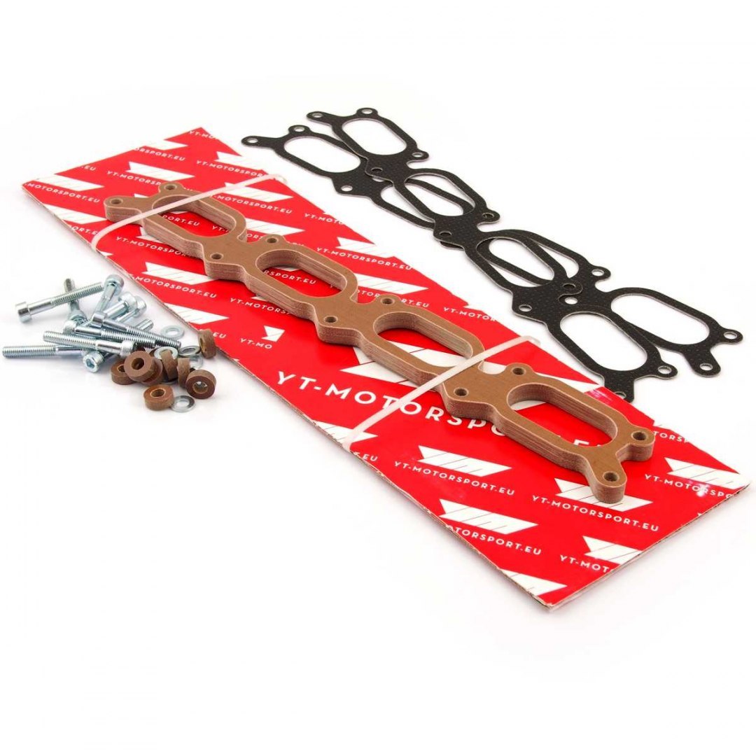 10mm Phenolic spacer for VAG 1.8t large port - set with gaskets and bolts 10mm Phenolic spacer for VAG 1.8t large port - set with gaskets and bolts