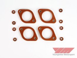 6x Phenolic spacer for 45mm Weber DCOE, Dellorto DHLA, Solex ADDHE