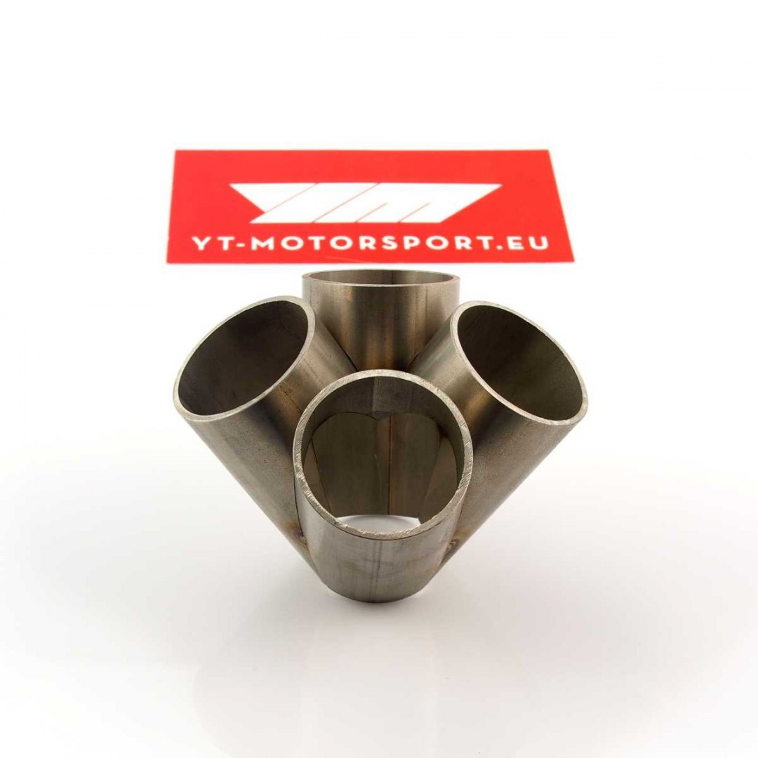 4 in 1 4-1 Stainless Merger Tubular Manifold Collector 1.75" x 0.08" 44.5 x 2mm 4 in 1 4-1 Stainless Merger Tubular Manifold Collector 1.75" x 0.08" 44.5 x 2mm