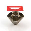 4 in 1 4-1 Stainless Merger Tubular Manifold Collector 1.75" x 0.08" 44.5 x 2mm