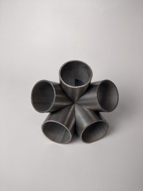 5 in 1 5-1 Stainless Merger Tubular Manifold Collector 1.75" x 0.08" 44.5 x 2mm