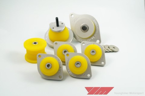 Drivetrain mounts Audi S2 / Audi quattro full set silver (5 speed gearbox) Drivetrain mounts Audi S2 / Audi quattro full set silver (5 speed gearbox)