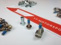 Floating screw D bobbins for Brembo two piece brake discs
