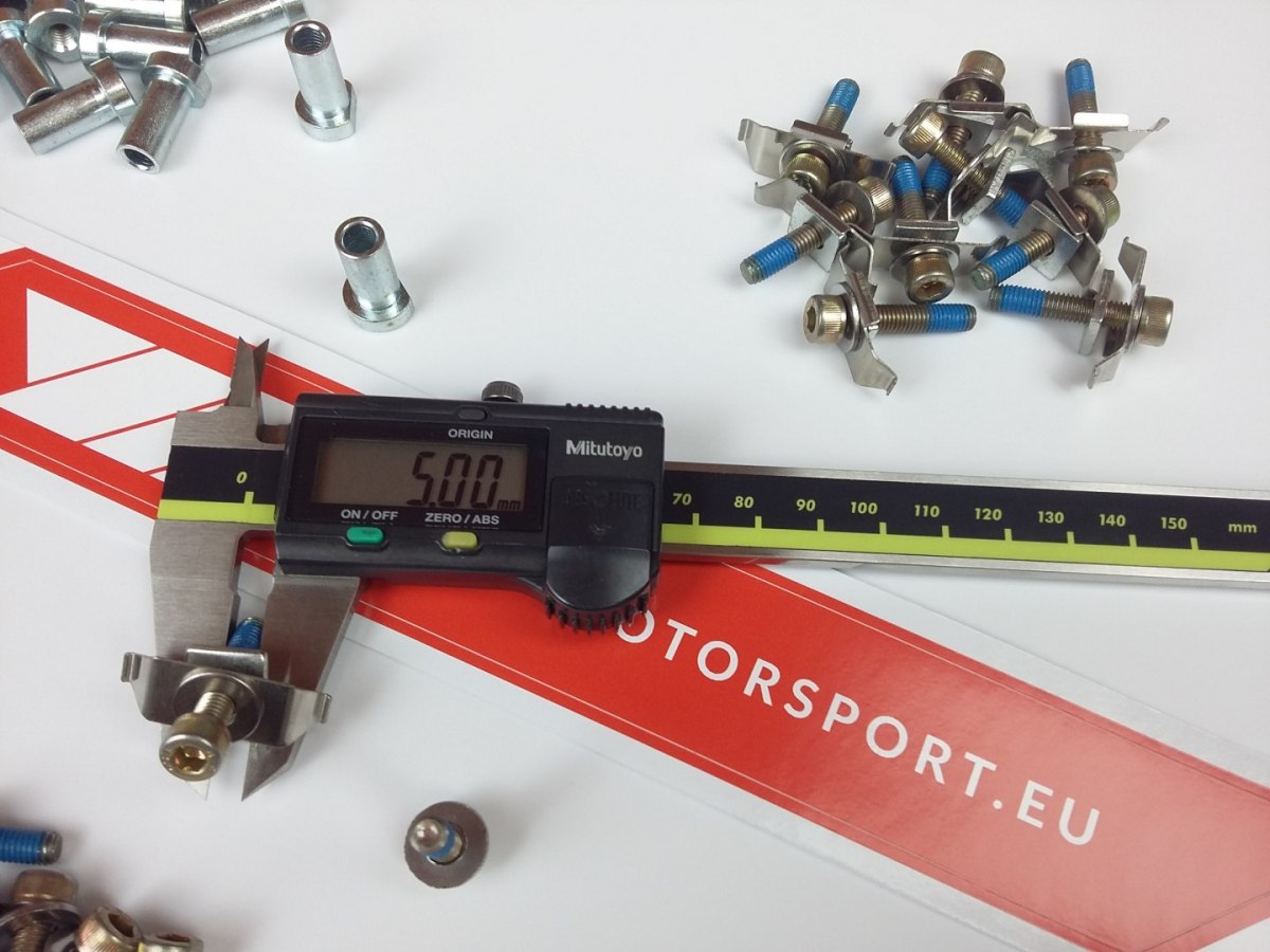 Floating screw D bobbins for Brembo two piece brake discs Floating screw D bobbins for Brembo two piece brake discs