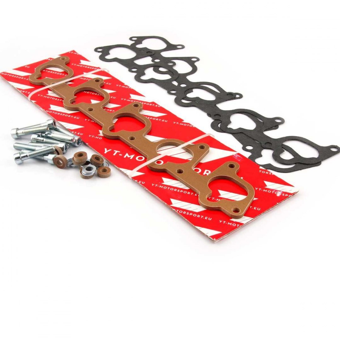 Phenolic spacer for Audi 2.2 20v turbo / 2.3 20v - set with gaskets and bolts Phenolic spacer for Audi 2.2 20v turbo / 2.3 20v - set with gaskets and bolts